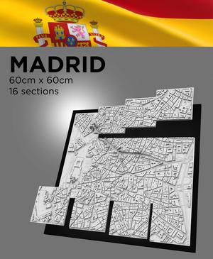MADRID, Skyline 3d map