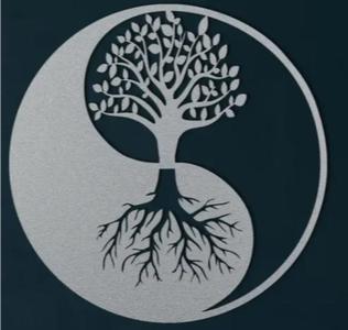 Yin Yang Tree of Life Wall Art