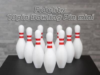 Fidelity 10pin Bowling pin mini