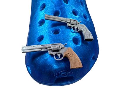 Colt Python Revolver Croc Shoe Charm (Jibbitz)