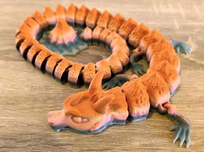 Articulated Flexi Dragon Volcanic 