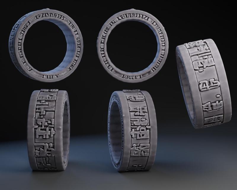 Ptolemaic Period Jewelry: Euclid's Cypher Ring