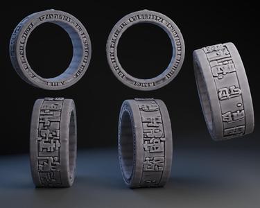 Ptolemaic Period Jewelry: Euclid's Cypher Ring