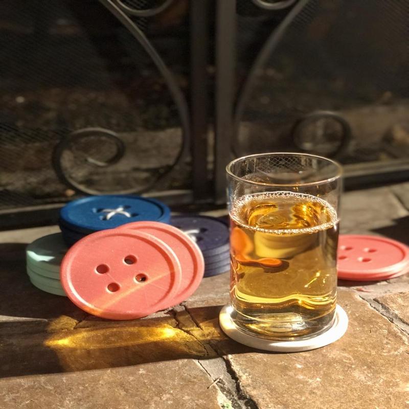 Button Coasters