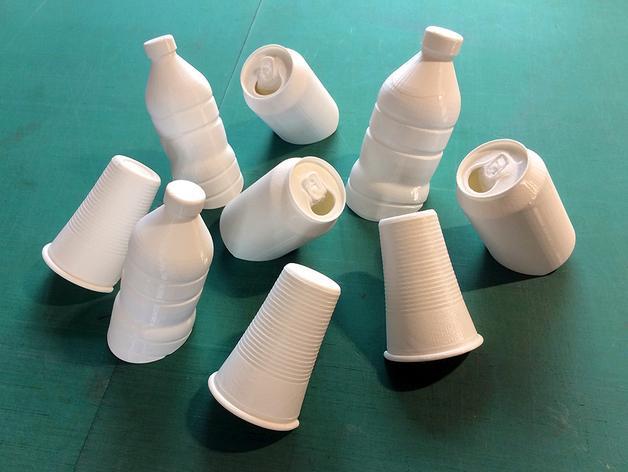 Recycle Bin Icon Sculptures