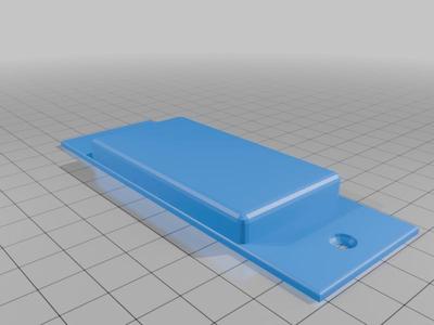 Light switch cover with bevel and slot option