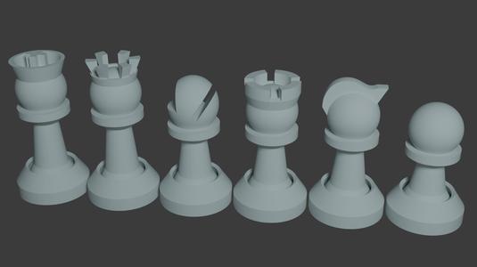Chess pieces