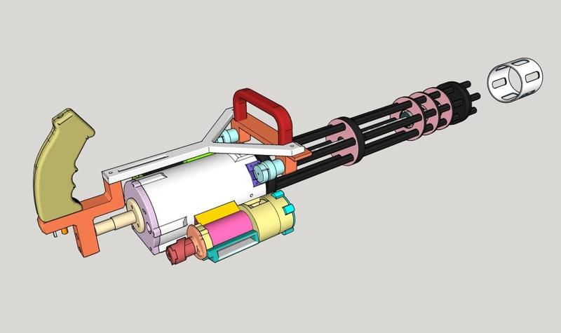 Minigun M134 (motorized version)