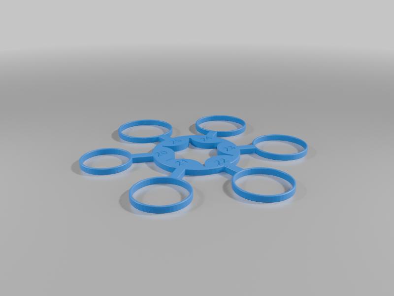 Ring Size chart from 21 to 25 mm    Baguier de 21 à 25 mm