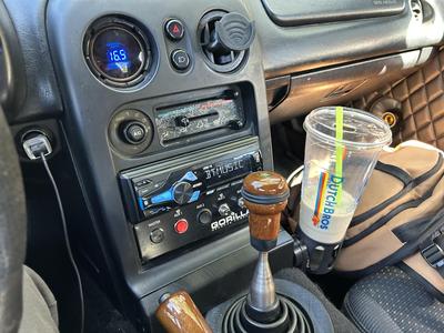 Mazda Miata NA Center Console Delete W/ Cup Holder