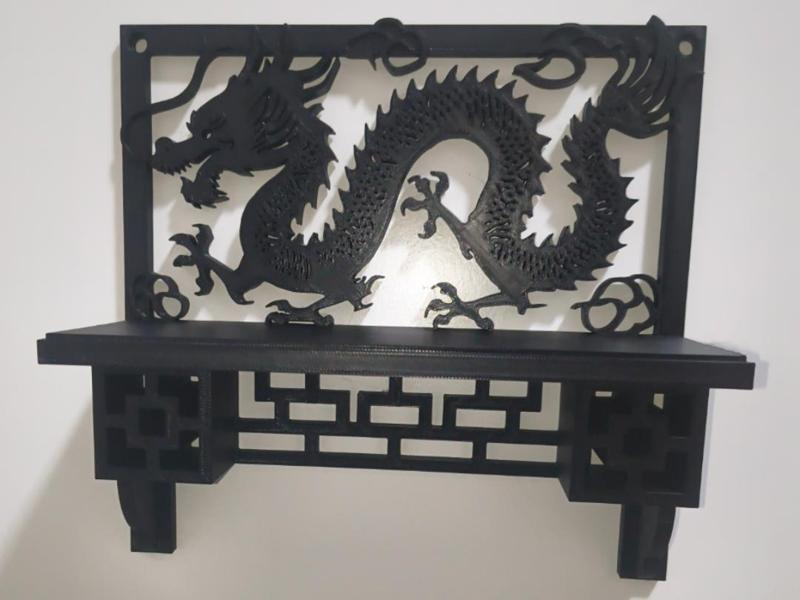 Dragon Wall Shelf (220x212x80mm)