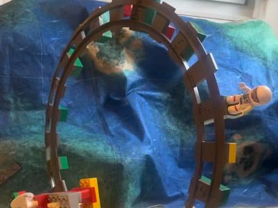 Warp Gate - using Duplo and Duplo Train components