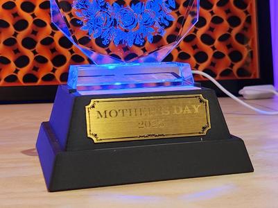 Trophy Vase and LED Trophy Base