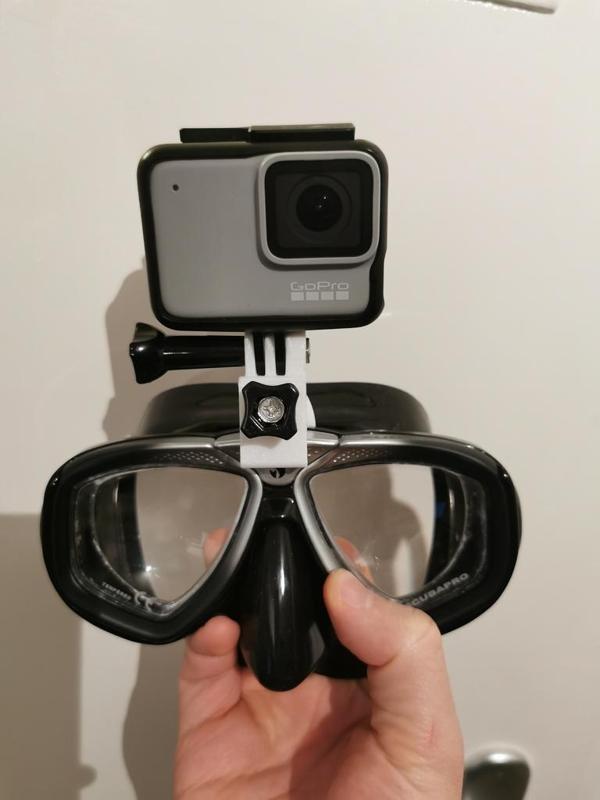 Taucherbrille GoPro Halterung - Diving Goggles GoPro Mount