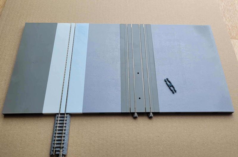 DIY-streetplates for Kato’s Unitram tracks (n-gauge)