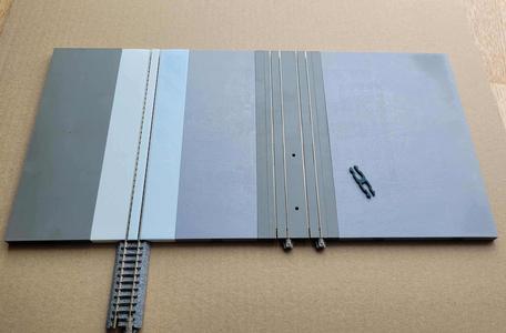 DIY-streetplates for Kato’s Unitram tracks (n-gauge)