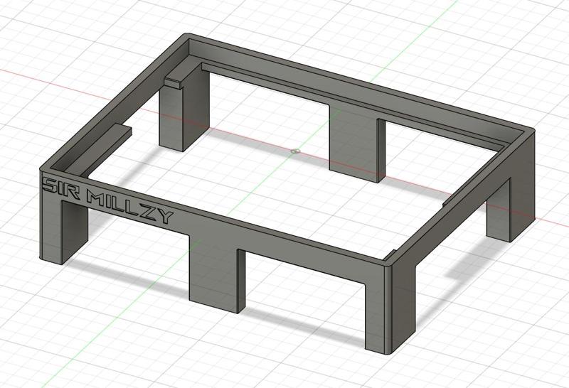 S400 Mini-ITX Case  - (Inspired by FormD) Better Airflow Vertical Stand DO NOT USE TOO WEAK USE OTHER MODEL ON PROFILE
