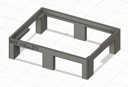 S400 Mini-ITX Case  - (Inspired by FormD) Better Airflow Vertical Stand DO NOT USE TOO WEAK USE OTHER MODEL ON PROFILE