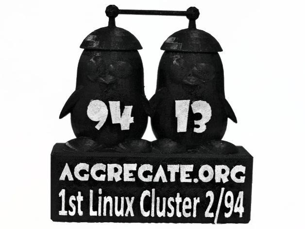 SC13 Aggregate.Org/UK 20th Year Refrigerator Magnet