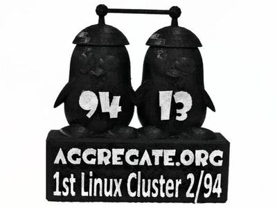 SC13 Aggregate.Org/UK 20th Year Refrigerator Magnet