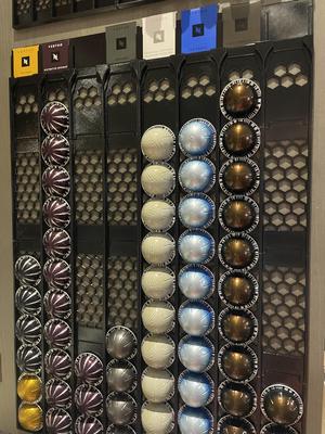 Nespresso vertuo dispenser for kitchen cupboarddoor