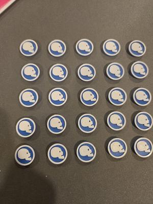 Lords Of Waterdeep Scoundrels of Skullport Corruption Tokens thicker Skulls and border