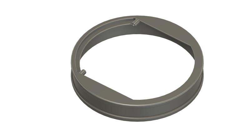 Zpětná klapka - průměr 150mm / Backstop - diameter 150mm - upraveno
