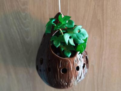 Hanging plant pot/candle