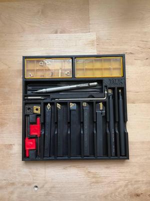 Organizer Tray for lathe tools