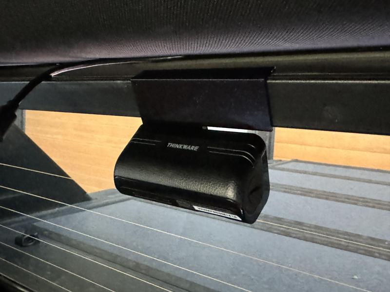 Thinkware U3000 Rear Camera Mount for Silverado EV with midgate
