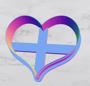 Heart cookie cutter