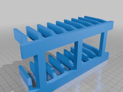 Food Container Lid Organizer / Plate Rack