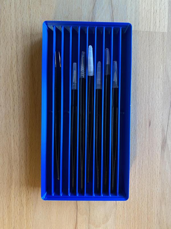 Gridfinity tweezers box