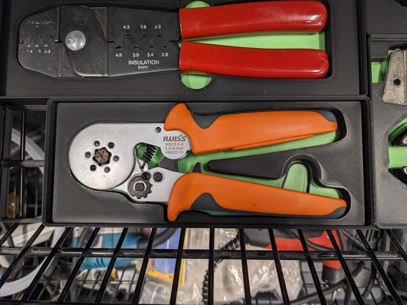 Ferrule Crimper Gridfinity Tray