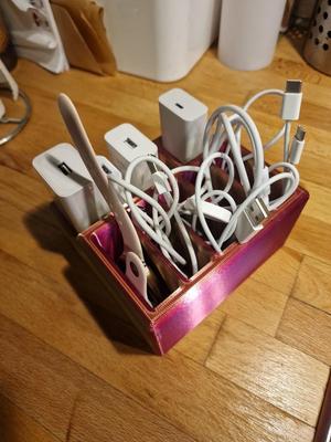 Charger plug and cable organizer - EU plugs