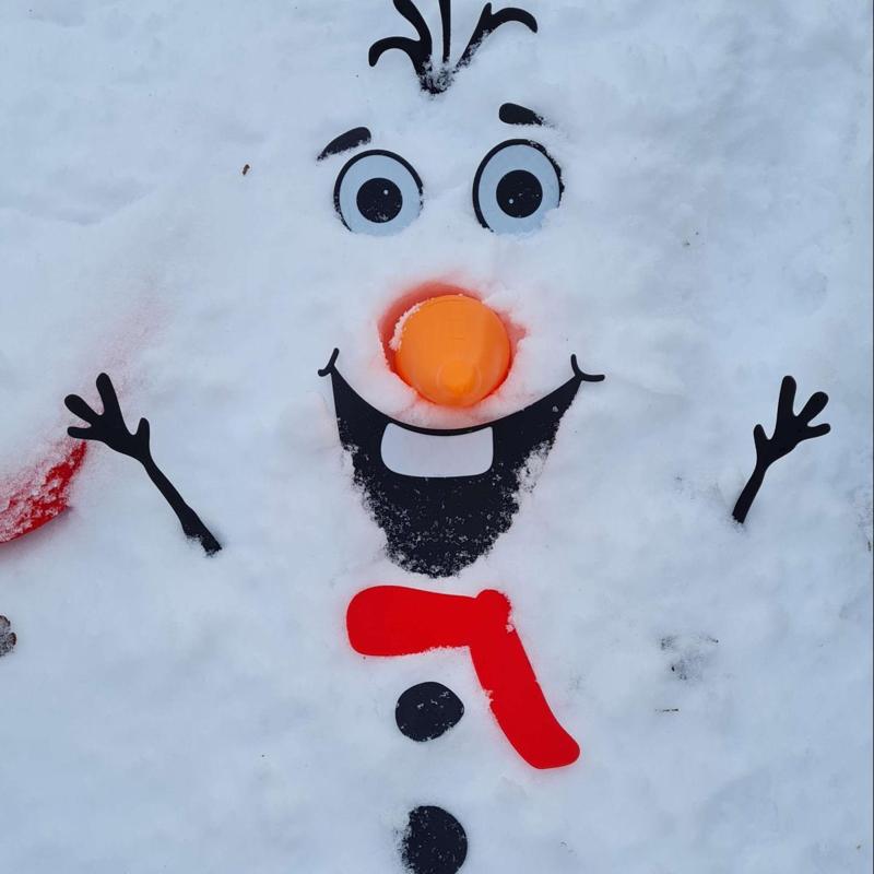 Olaf snowman kit