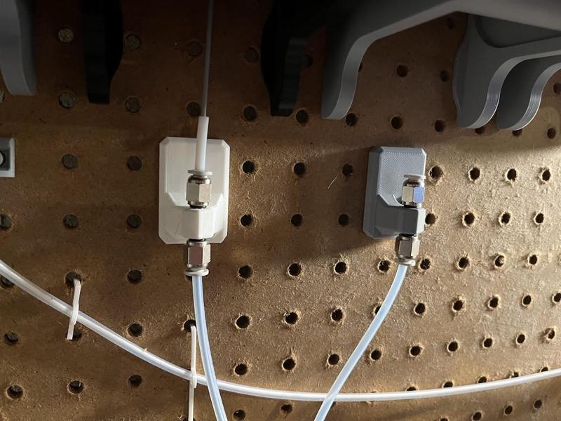 Peglock Pegboard Filament Guide
