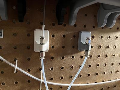 Peglock Pegboard Filament Guide