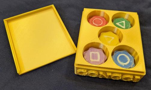 Gonggi Stone Container with Sliding Lid