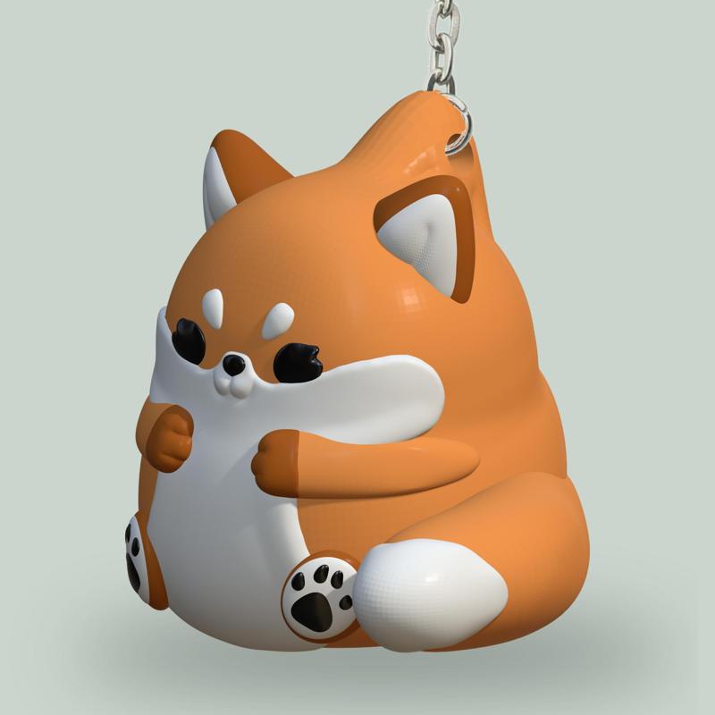 Cute Fox Keychain