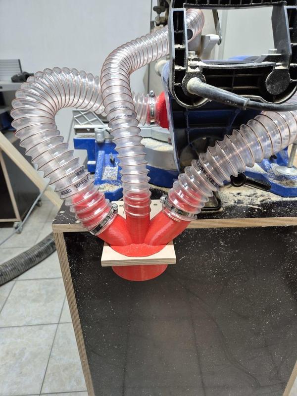 Scheppach HM140L Kappzugsäge Absaugungsverteiler