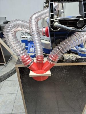 Scheppach HM140L Kappzugsäge Absaugungsverteiler