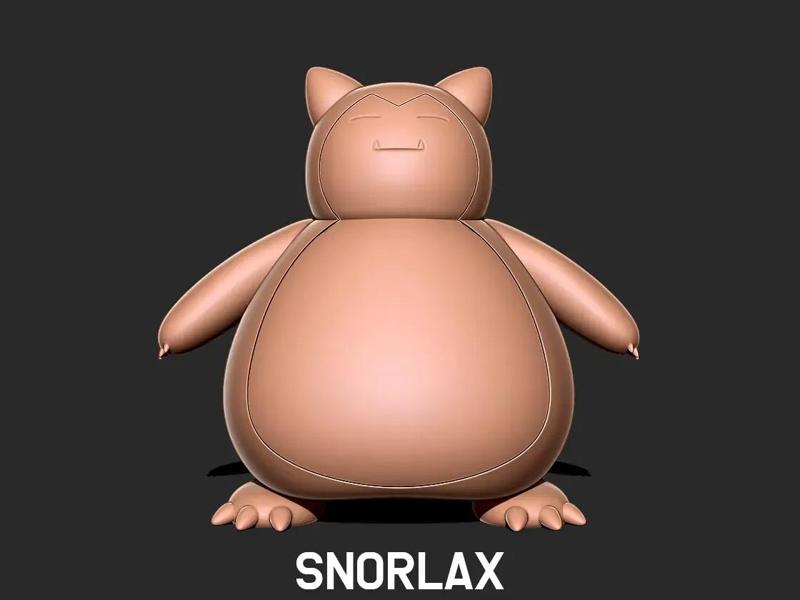 Snorlax - Pokemon 3D print model