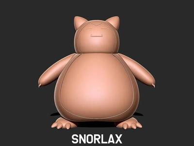Snorlax - Pokemon 3D print model