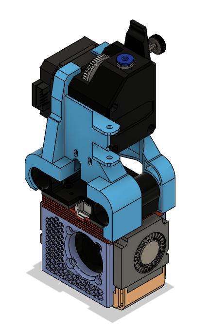 Flying bear ghost 5 direct extruder with cooling 4010 E3dv6