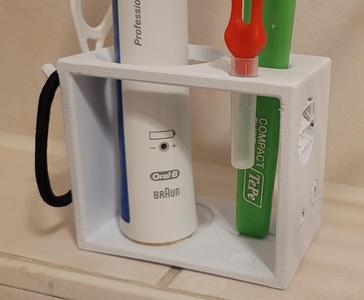 Single Toothbrush and mini brush holder