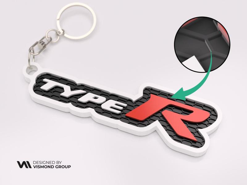 Honda Type R Keychain