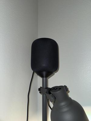Hektar Ikea lamp HomePod adapter stand