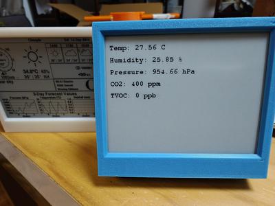 4.2inch e-ink esp32 weather forcast module