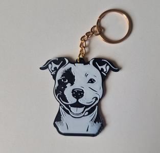 Pitbull keychain